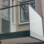 glazen balustrades balkon zonder palen