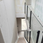stalen balustrade trap glas