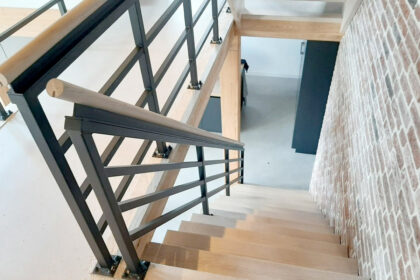 stalen balustrades trap