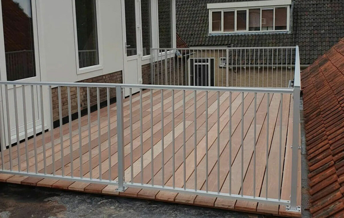 Balustrade van aluminium