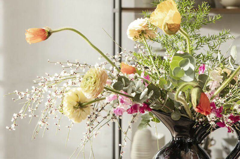 vaas met bloemen