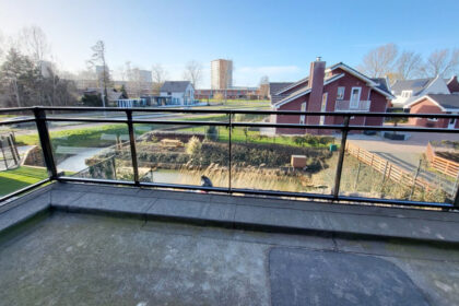 goedkope balustrade met glas