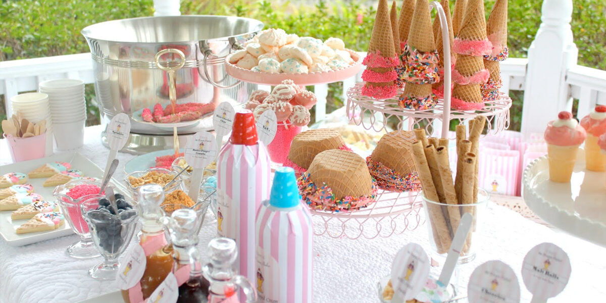Wat is een ijs buffet