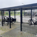 Stalling voor fietsen van staal