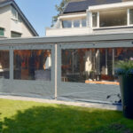 Winteravonden met een verandazeil