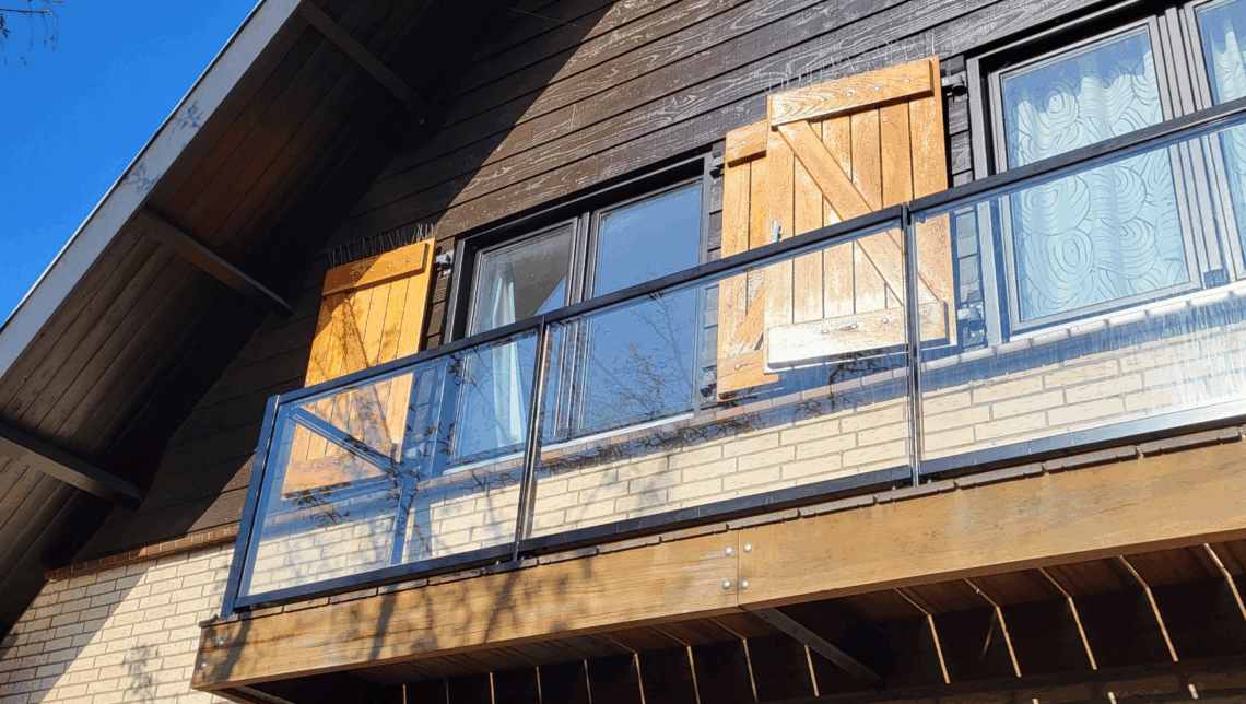 Balustrade balkon showroom
