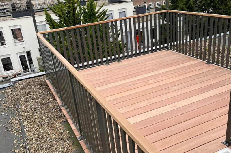 Dakterras bedrijf in Friesland