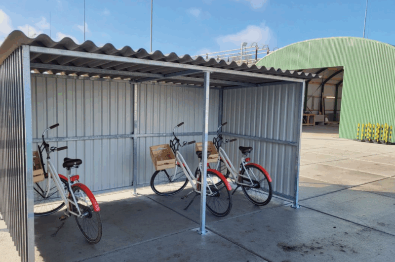 Bedrijfsfietsenhok