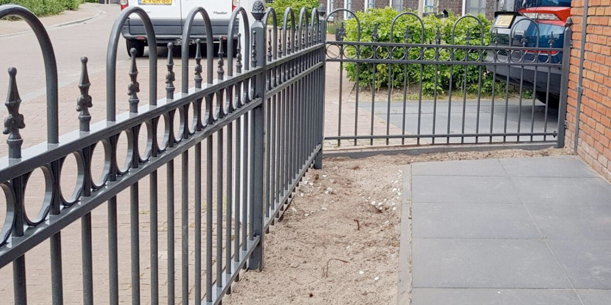 Voortuin hekwerk DIY