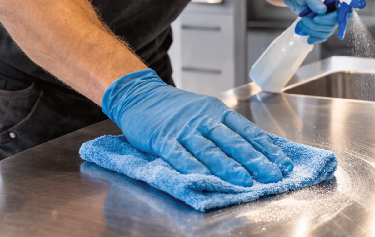 Kan ik RVS schoonmaken met WD 40