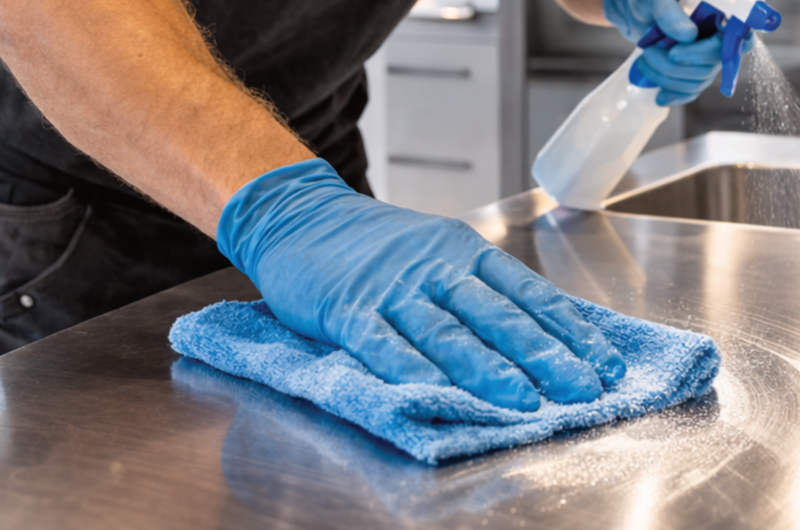 Kan ik RVS schoonmaken met WD 40