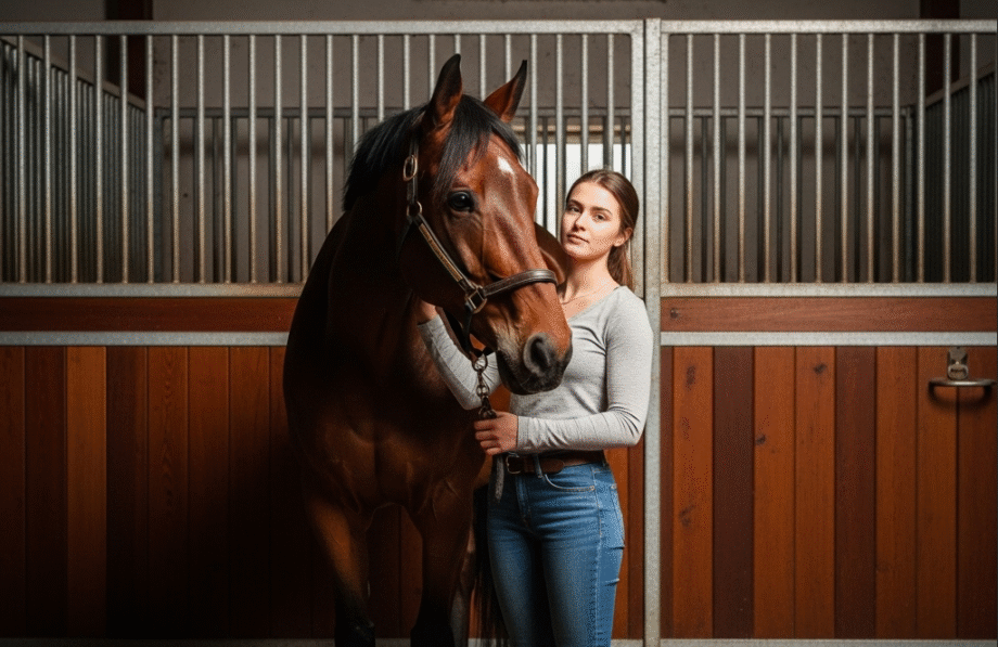 Kunststof of houten planken in paardenbox wanden