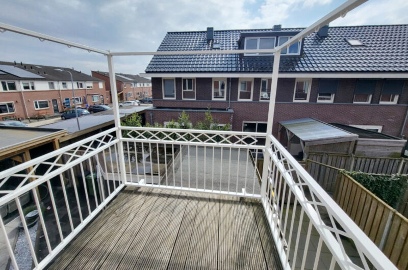 Stalen balkonhekwerk gepoedercoat