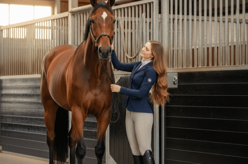Wanden voor een paardenbox