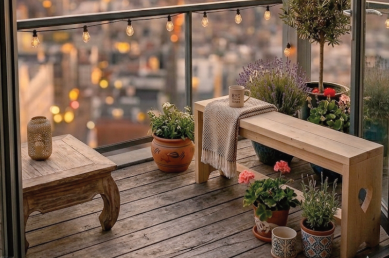 Balkon bankje laten maken
