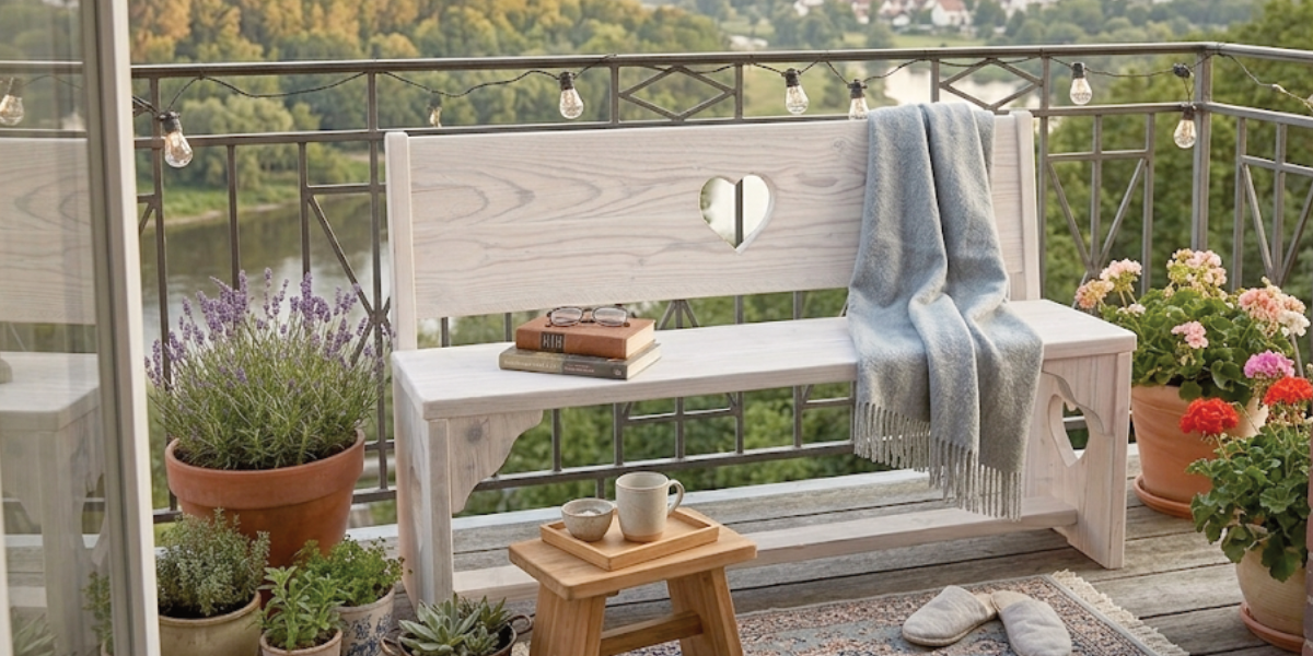 Bankje voor balkon