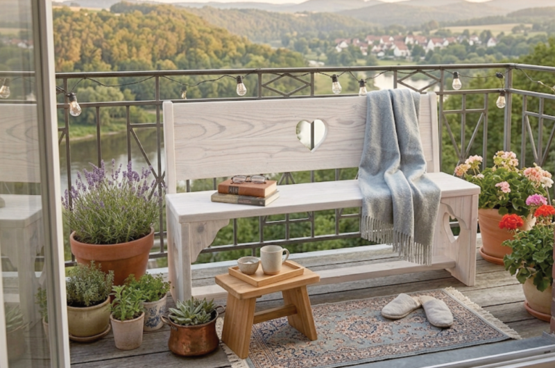 Bankje voor balkon