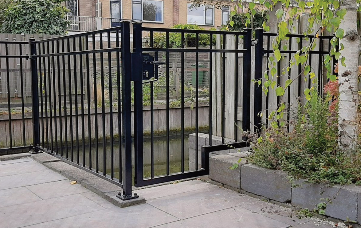 Stalen poort op maat