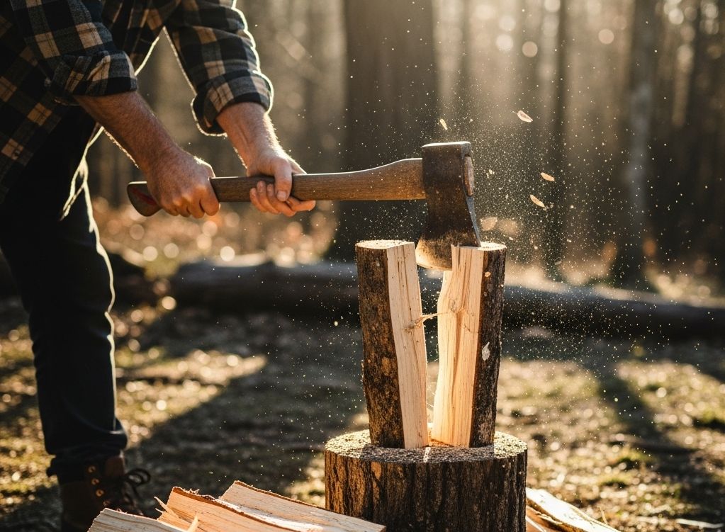 Haardhout veilig opgeslagen