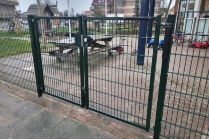 Losse dubbelstaafmat panelen klaar voor montage