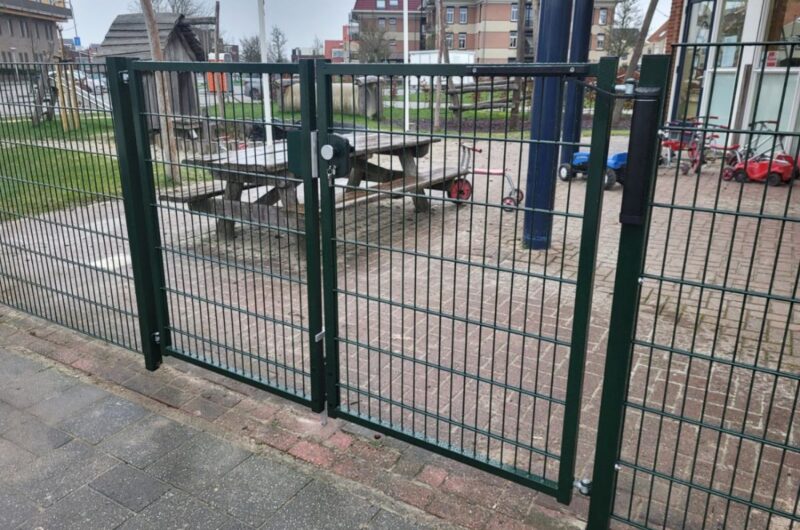 Losse dubbelstaafmat panelen klaar voor montage