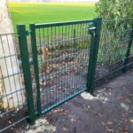 Dubbelstaafmat paneel met gave poedercoating